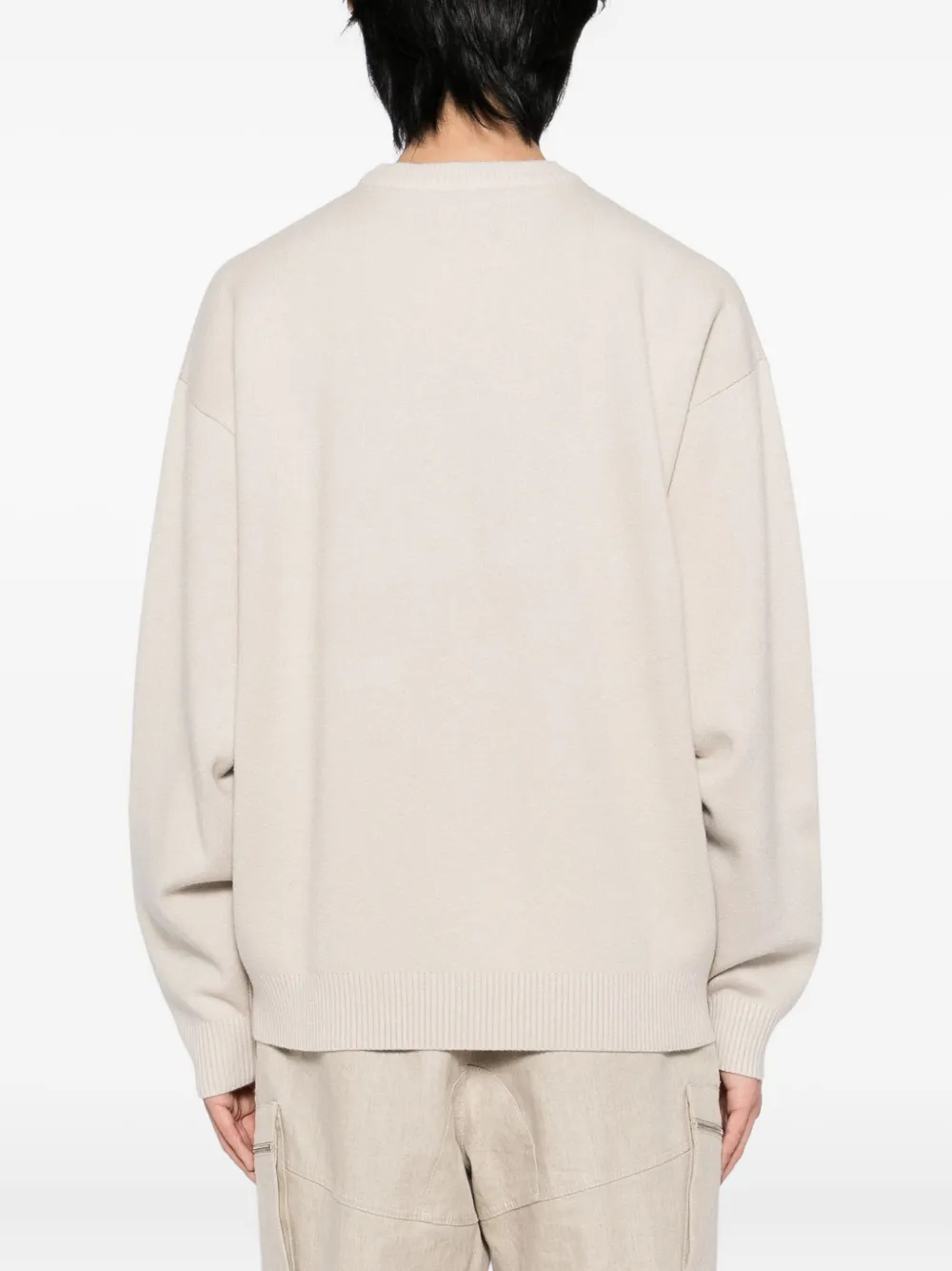Izzue Logo-print Jumper In Neutral