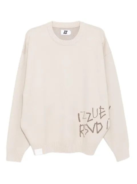izzue logo-print jumper