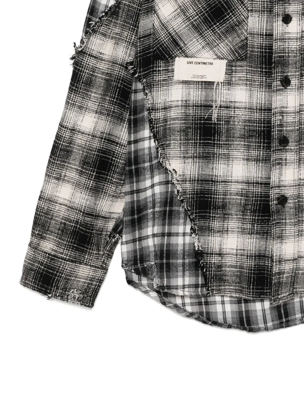 FIVE CM Overhemd met logopatch Zwart