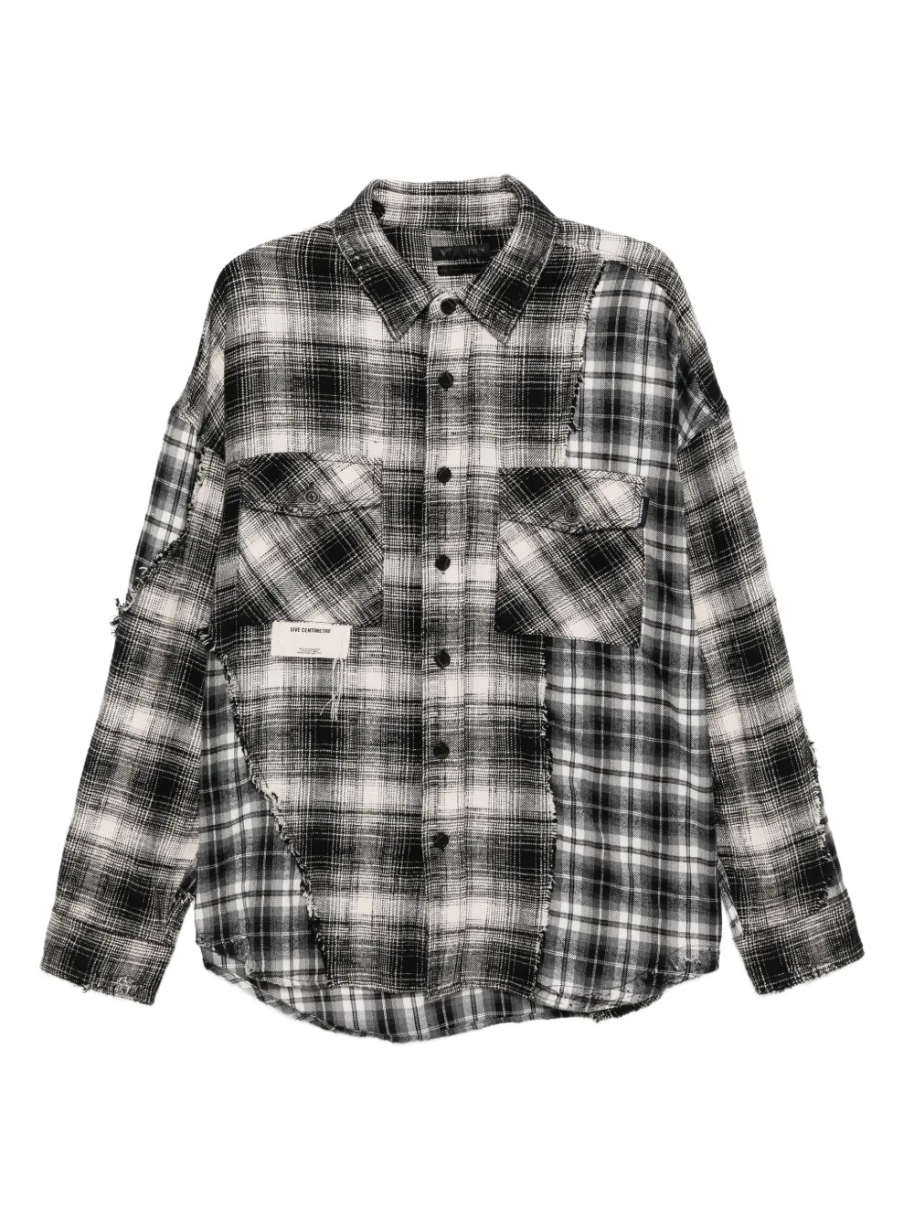 FIVE CM logo-patched shirt | Black | Image 1