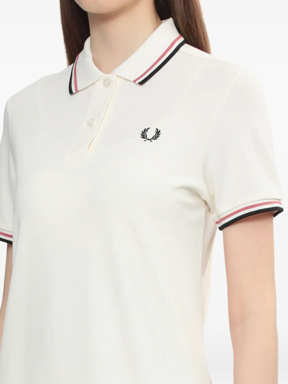 Fred Perry Mini-polojurk met kraag Beige