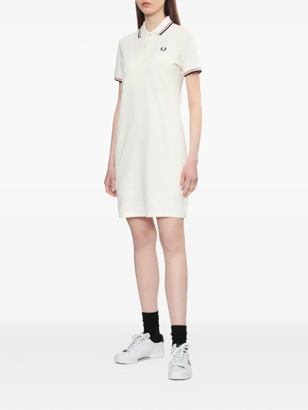 Fred Perry Mini-polojurk met kraag Beige