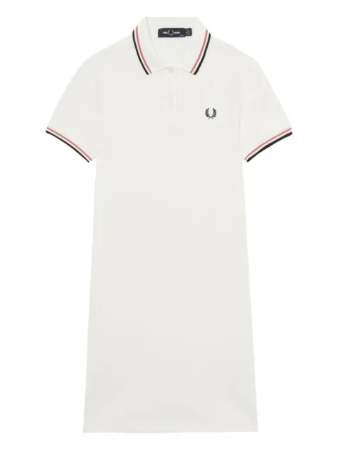 Fred Perry tipped collar polo mini dress