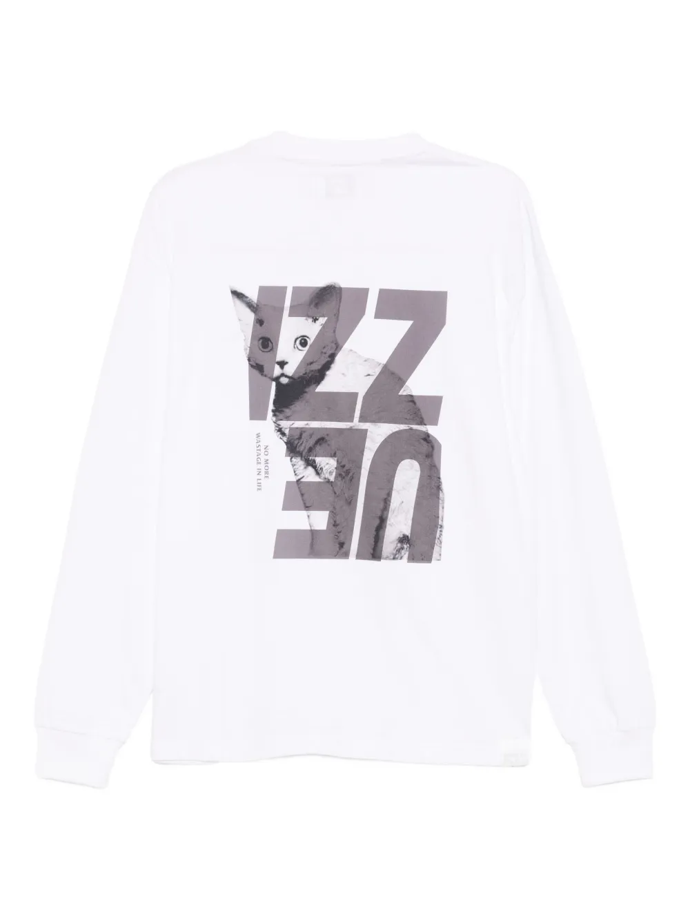 Izzue T-shirt met geborduurde tekst - Wit
