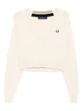 Fred Perry cable-knit cardigan - Neutrals