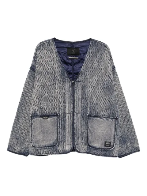 FIVE CM quilted denim jacket