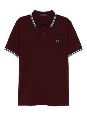 Comme Des Garçons Shirt Camisa Polo x Fred Perry Com Logo