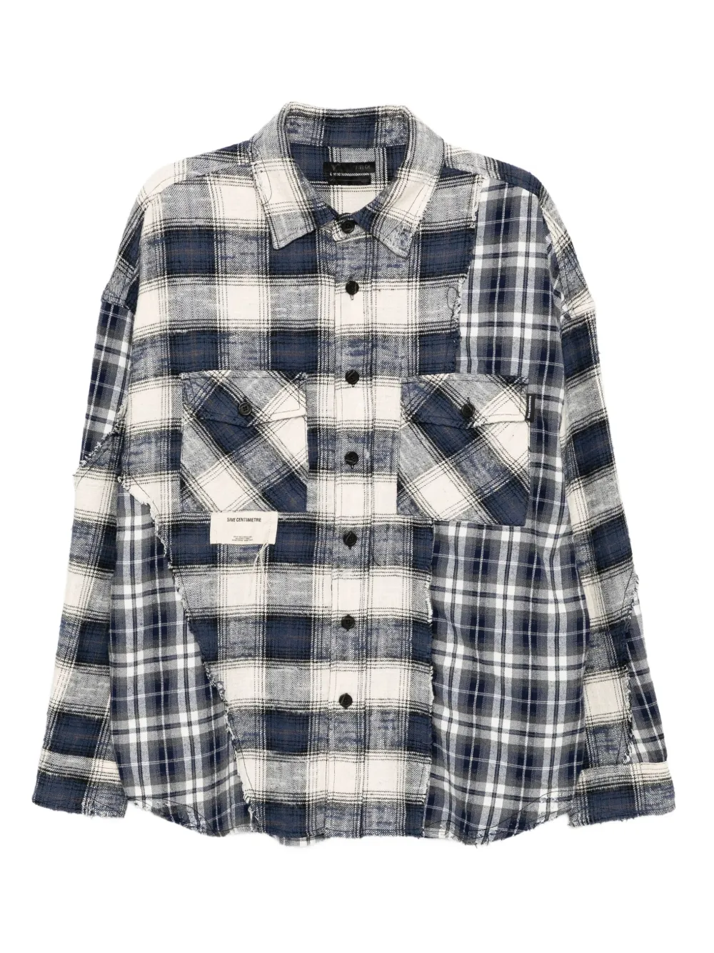 FIVE CM checked shirt | Blue | Image 1
