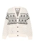 CHOCOOLATE logo-patch cardigan - Neutrals
