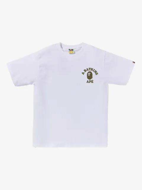 A BATHING APE® playera con cabeza de simio