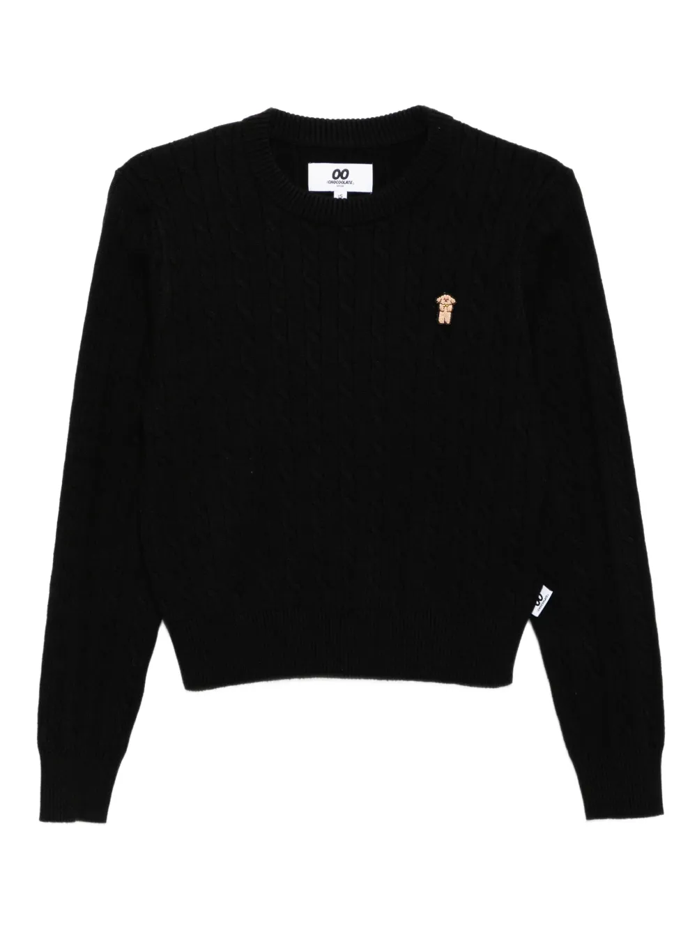 CHOCOOLATE logo-embroidered jumper | Black | Image 1