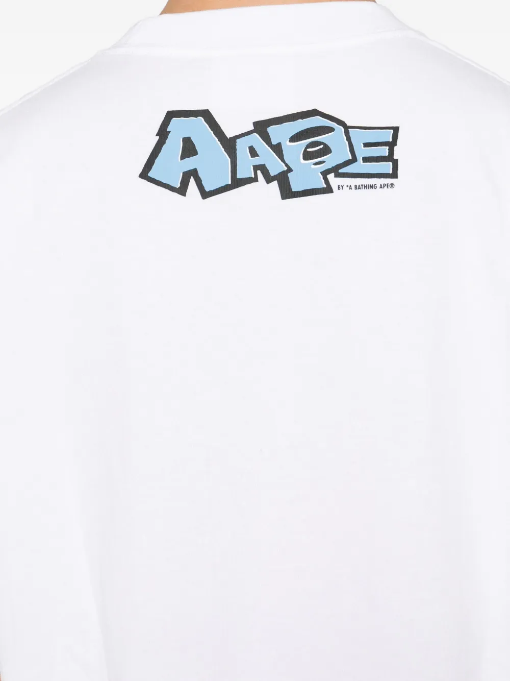 AAPE BY *A BATHING APE T-shirt met print Wit