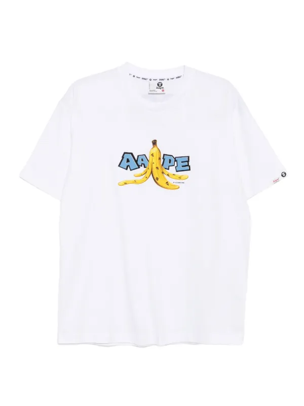 AAPE BY *A BATHING APE® プリント Tシャツ | ホワイト | FARFETCH JP