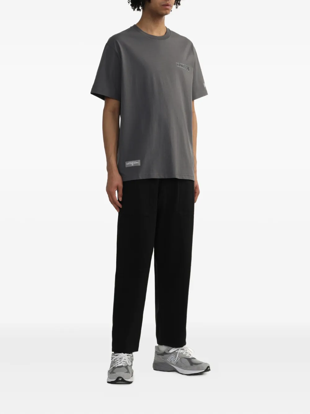 NEW ERA CAP Yankees logo T-shirt - Grijs