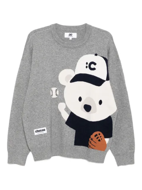 CHOCOOLATE suéter con oso estampado