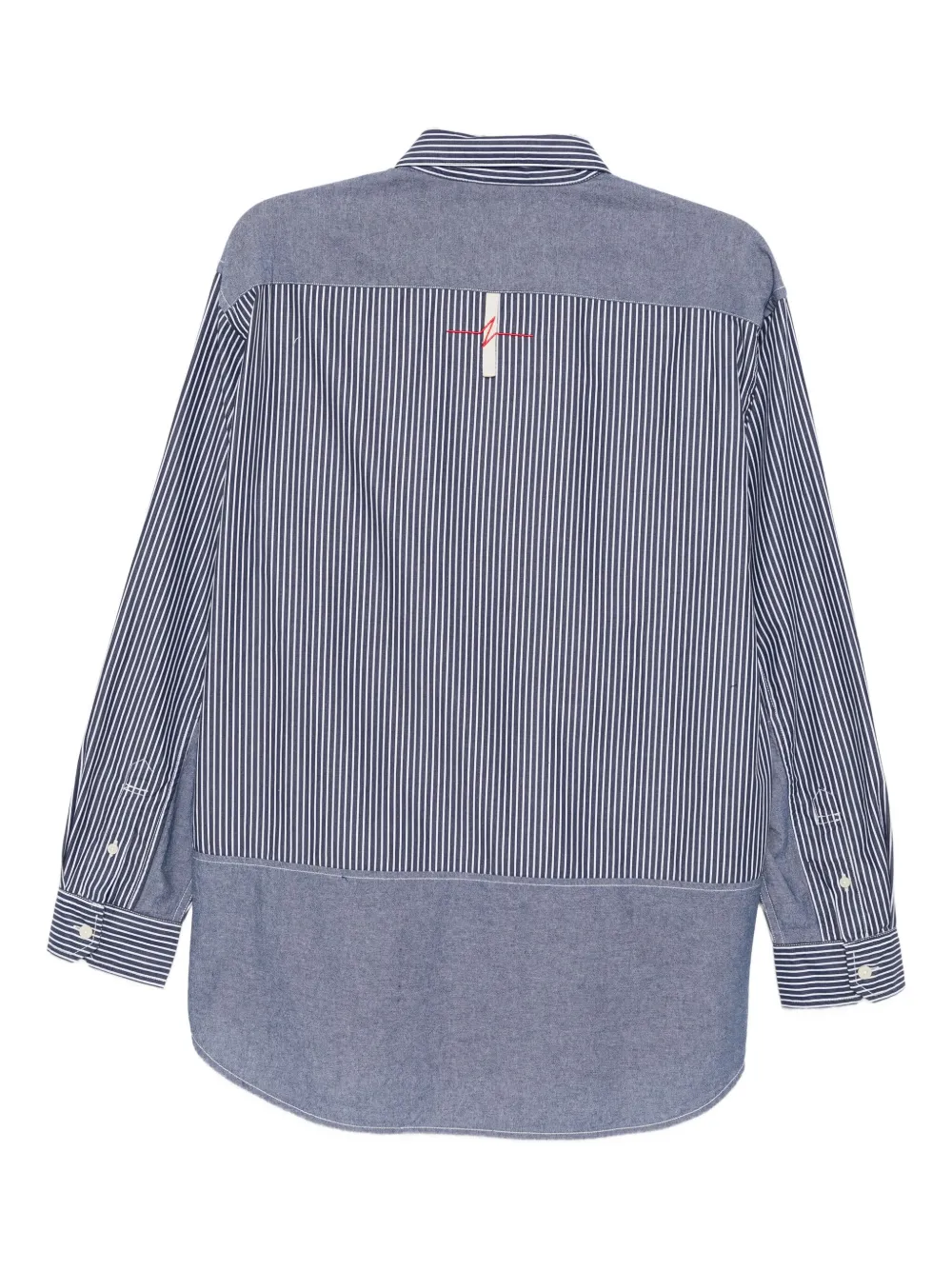 Izzue Overhemd met logopatch - Blauw