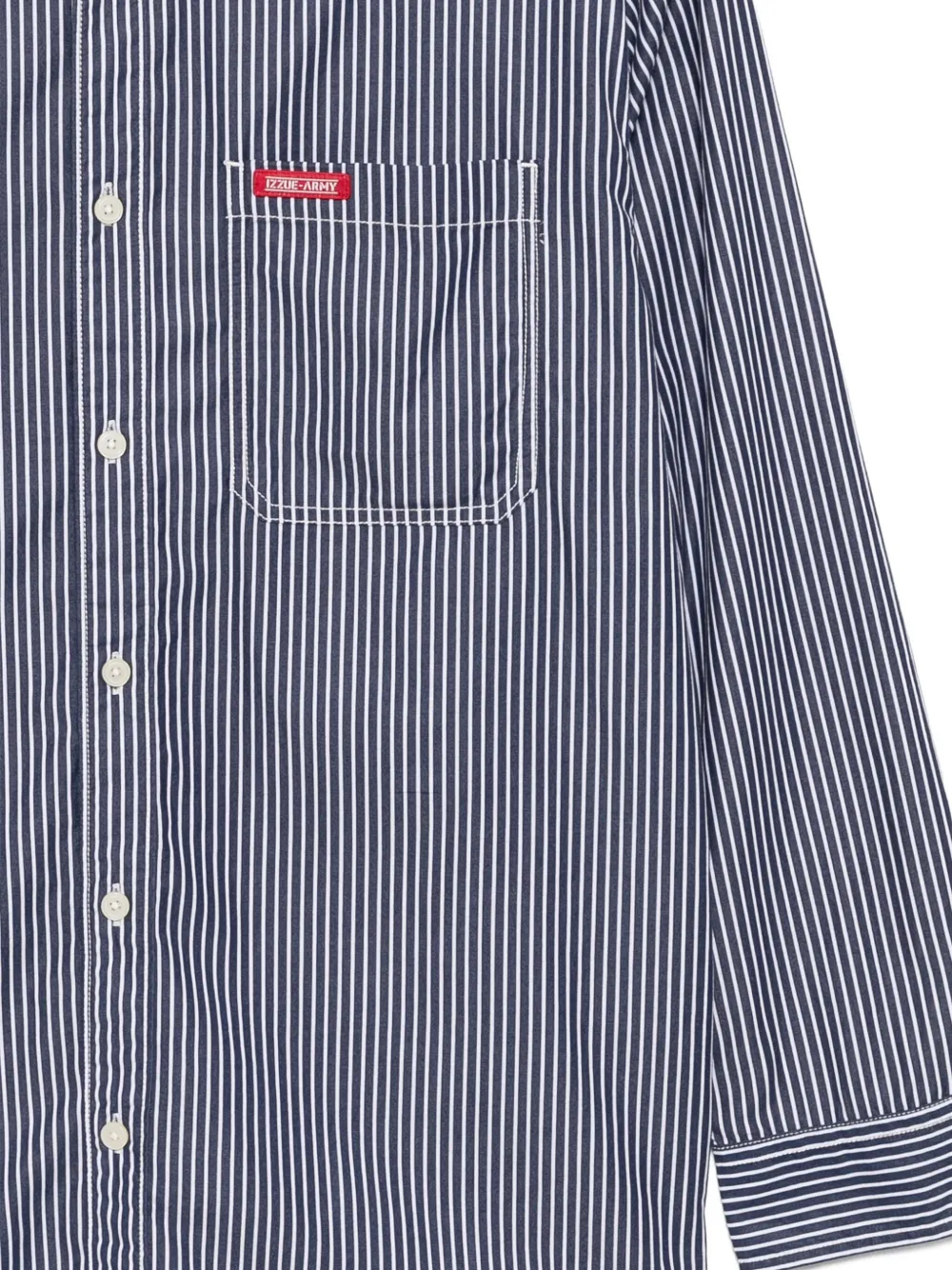 Izzue Logo-patch Shirt In Blue