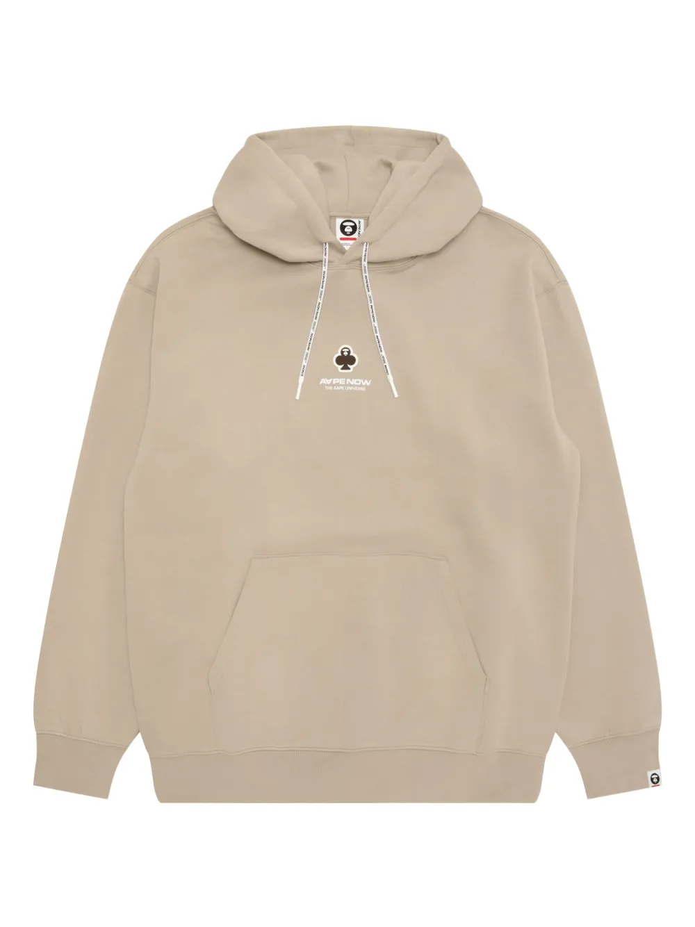 AAPE BY *A BATHING APE® sleeve logo-detail hoodie - ニュートラル AAPE BY *A BATHING APE® sleeve logo-detail hoodie - ニュートラル