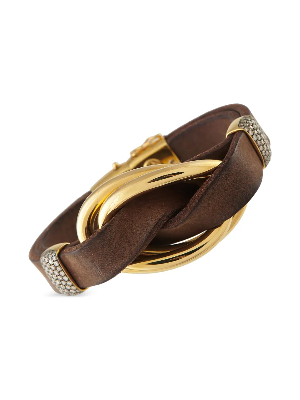 OROMALIA SALVATORE BARBERI 18K yellow gold diamond bracelet | Image 2