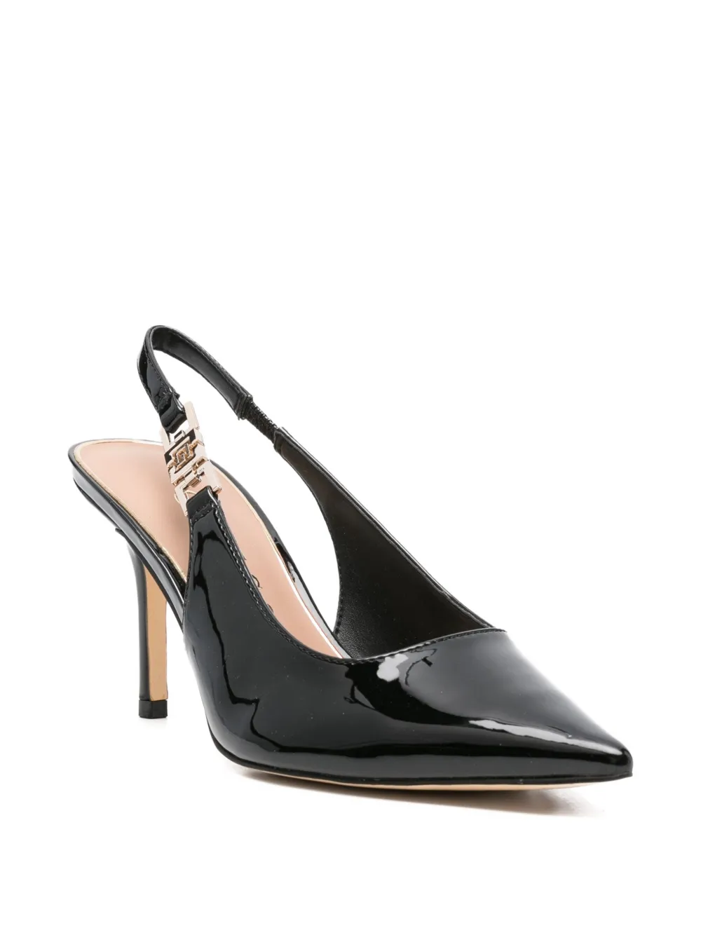 GUESS USA 90mm slingback pointed-toe pumps Black