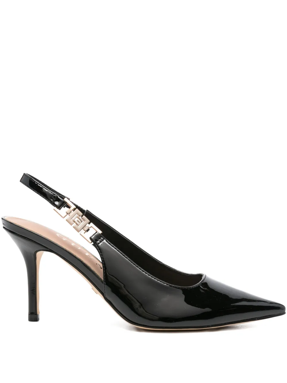 GUESS USA 90mm slingback pointed-toe pumps Black
