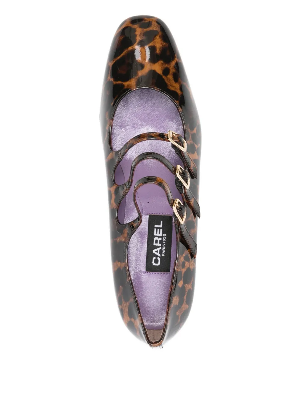 Carel Paris 35mm Kina leopard-print pumps Brown