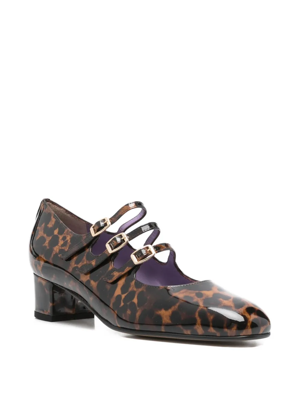 Carel Paris 35mm Kina leopard-print pumps Brown