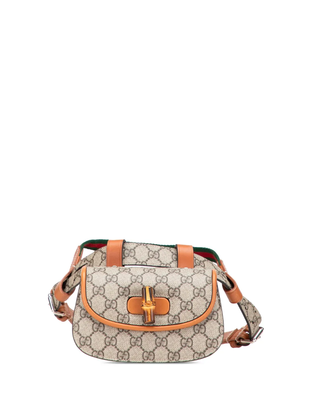 2016-2025 Mini GG Supreme Web Bamboo 1947 belt bag