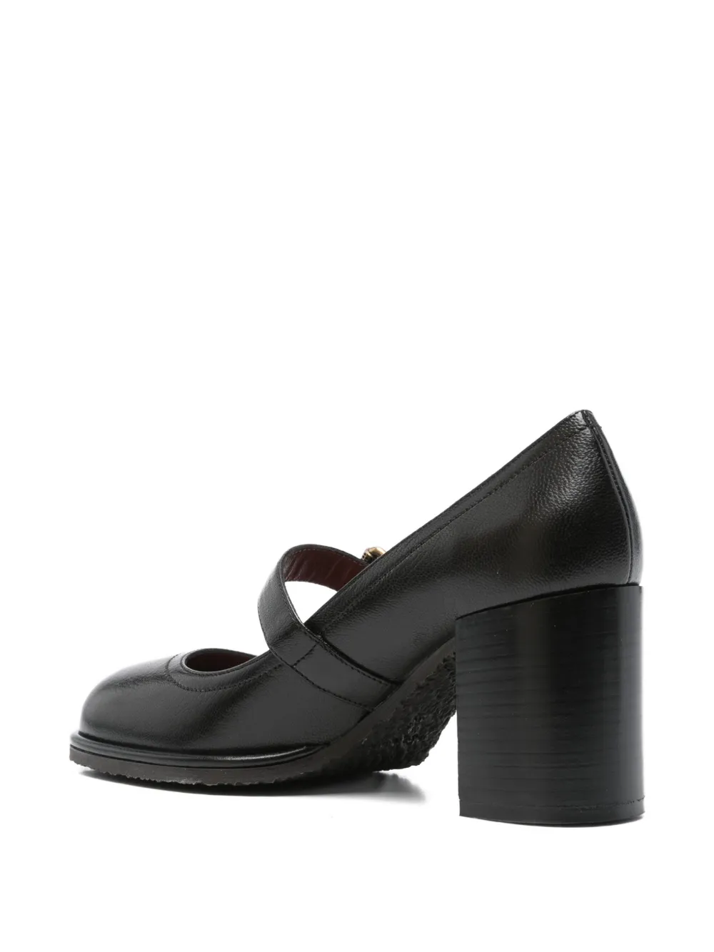 Roberto Festa 75mm buckle-strap block-heel pumps Black
