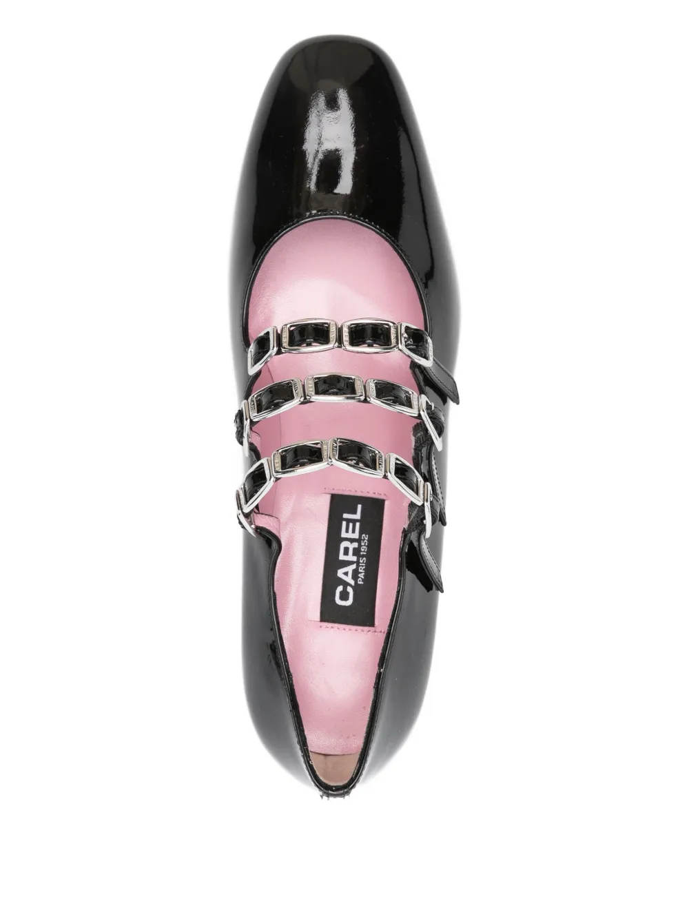 Carel Paris 35mm Kina patent-leather pumps Black