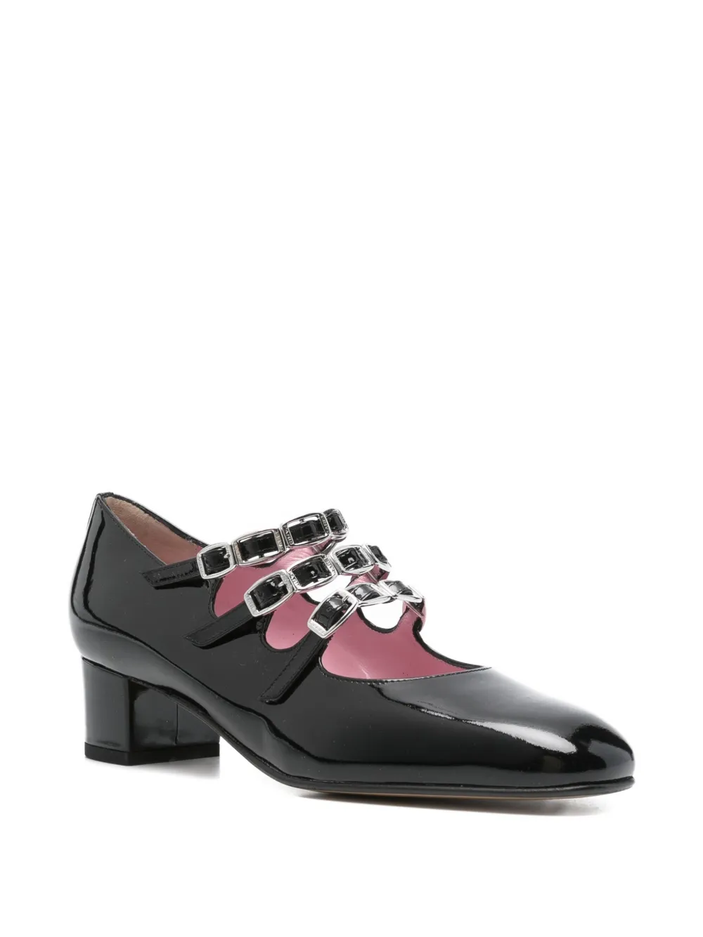 Carel Paris 35mm Kina patent-leather pumps Black