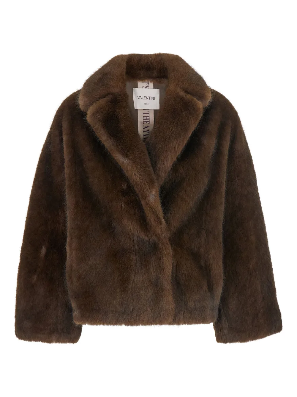 VALENTINI 1972 Jack van imitatiebont Bruin