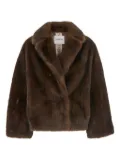 VALENTINI 1972 faux-fur jacket - Brown