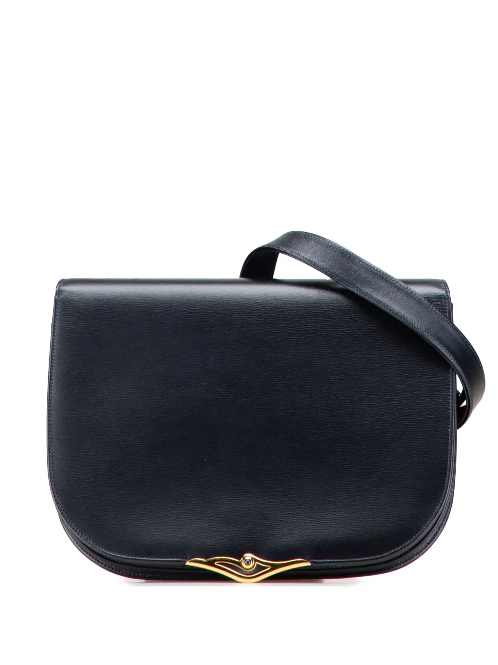 20th Century Leather Sapphire crossbody bag