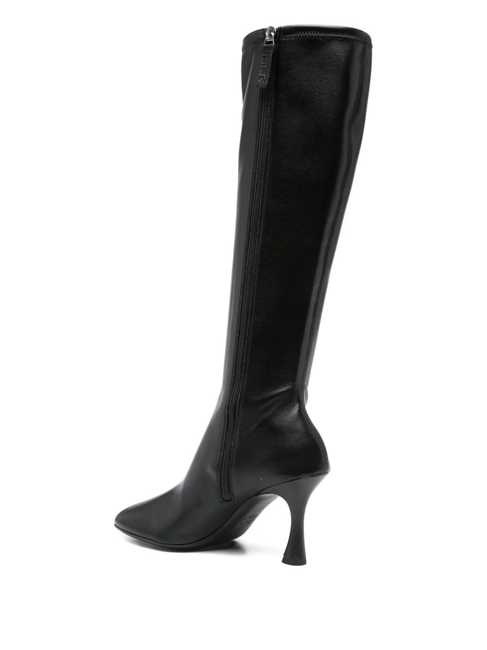 3juin 80mm Carine calf-leather zip boots Black