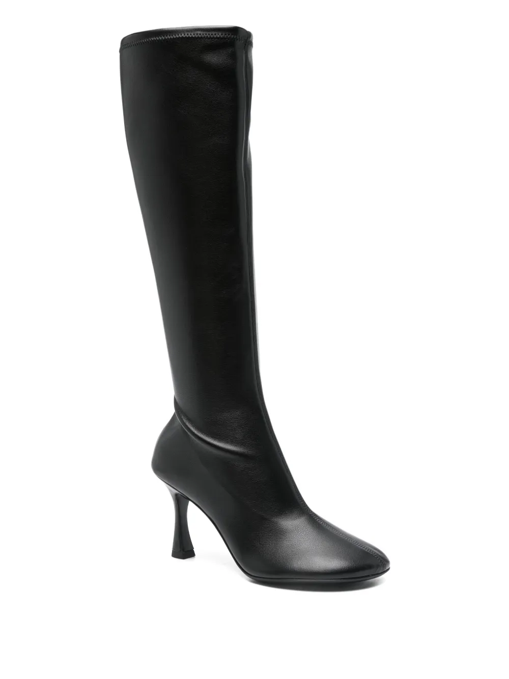 3juin 80mm Carine calf-leather zip boots Black