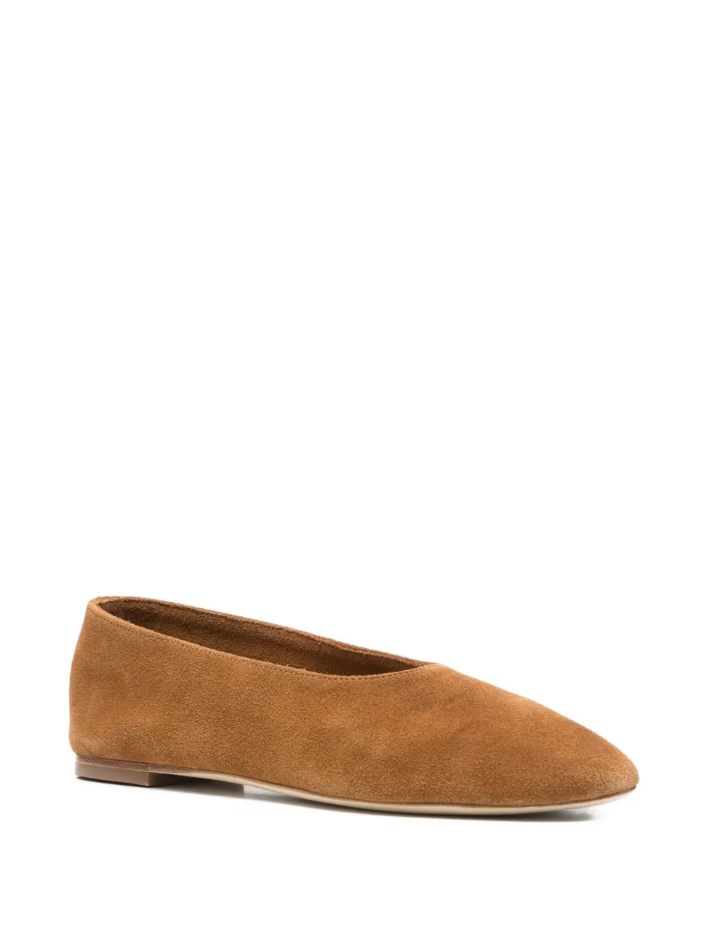 STAUD suede ballet flats - Bruin