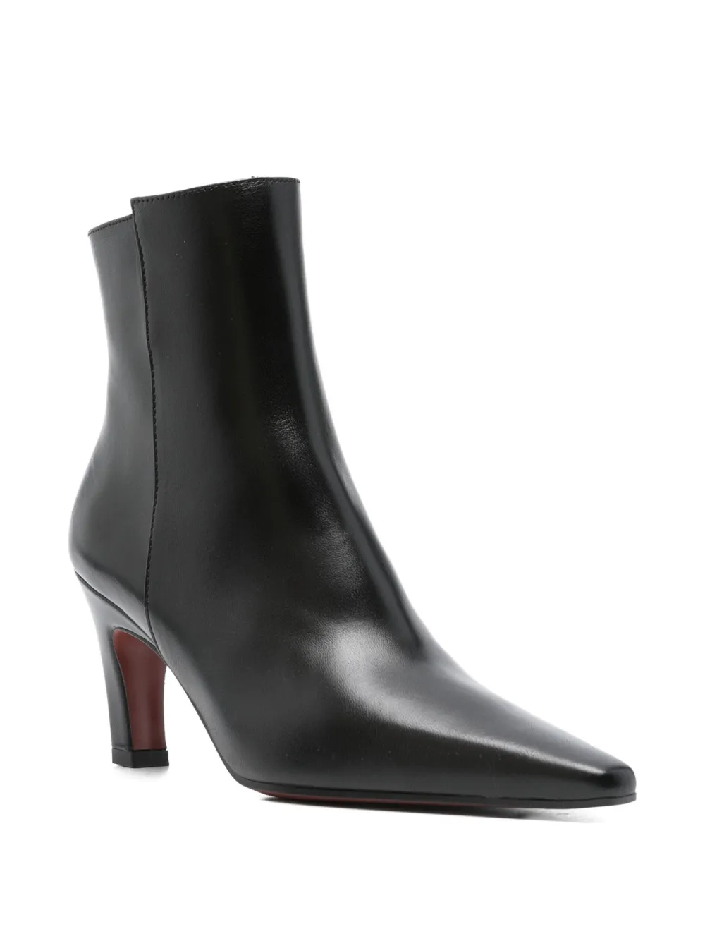 Roberto Festa 75mm Yanira pointed-toe heeled ankle boots Black