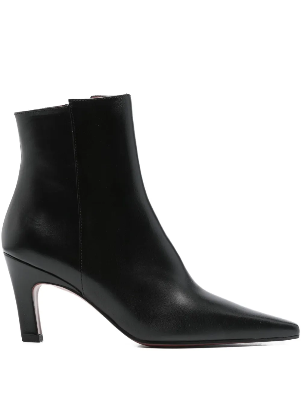 Roberto Festa 75mm Yanira pointed-toe heeled ankle boots Black