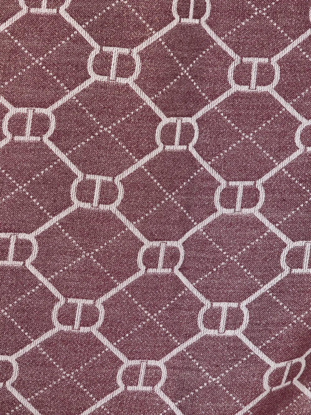 TWINSET Sjaal met monogram-patroon Roze