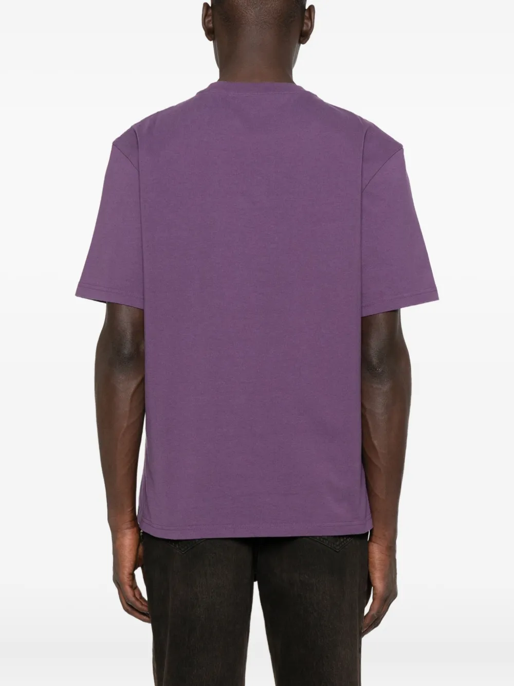 Martine Rose T-shirt met speelkaartprint Paars