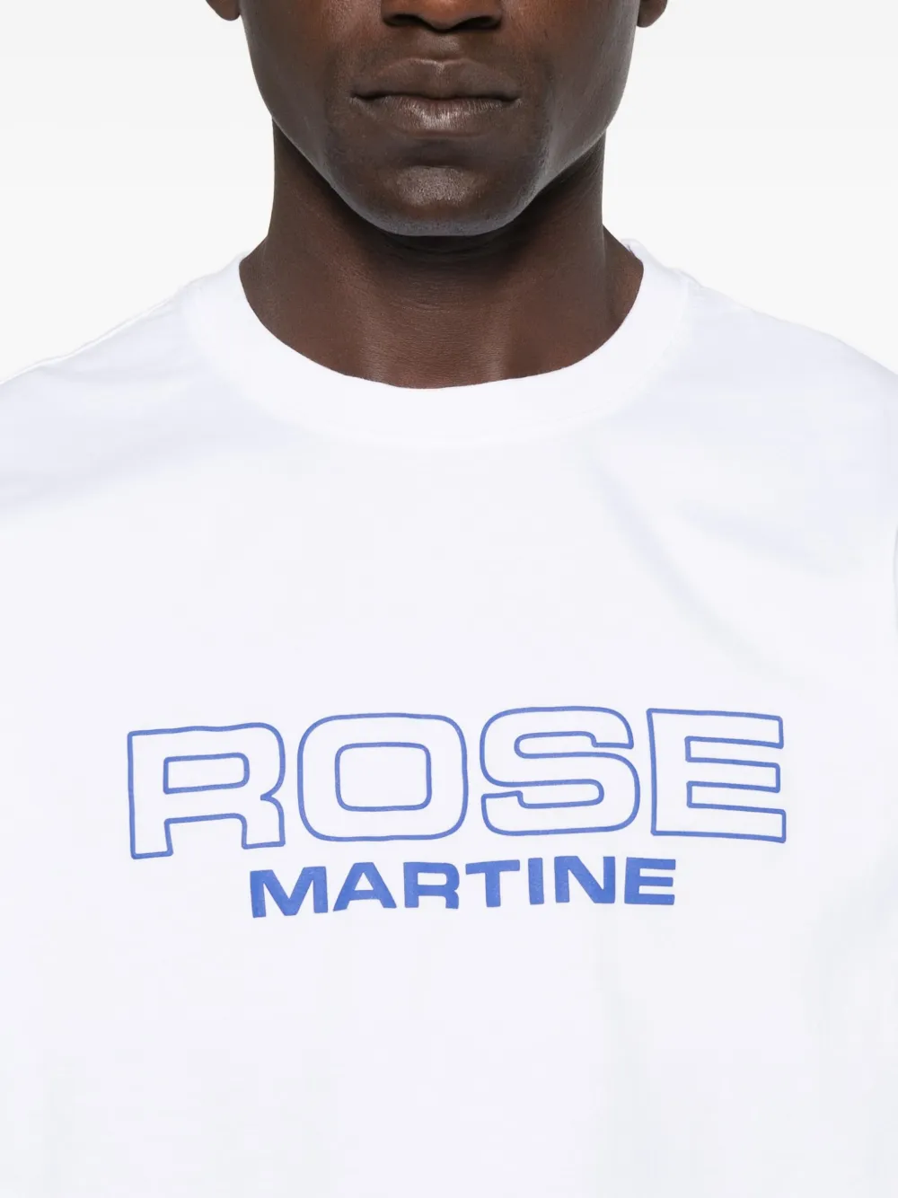Martine Rose logo T-shirt Wit