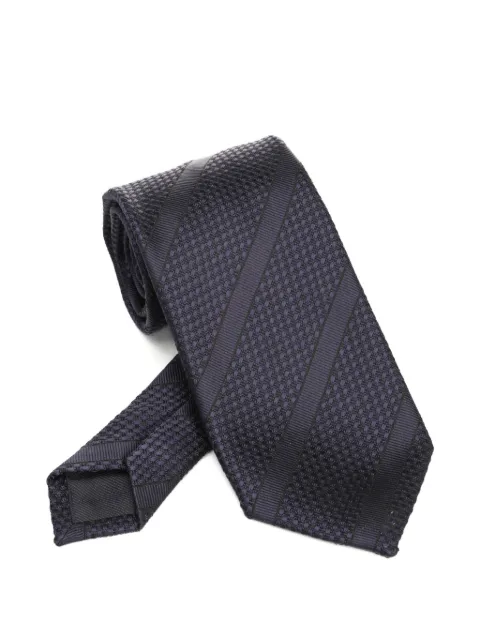 TOM FORD striped textured tie