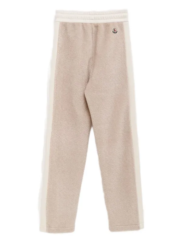 Moncler Drawstring Side Stripe Pants | Neutrals | FARFETCH AO