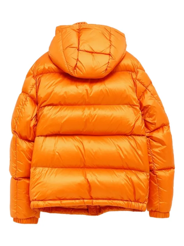 Moncler zip-fastening Padded Jacket | Orange | FARFETCH