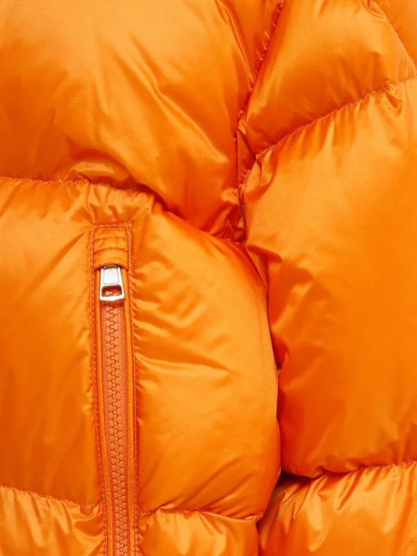 Moncler zip-fastening Padded Jacket | Orange | FARFETCH