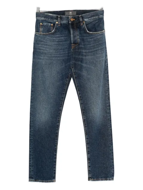 Pantaloni Torino faded-wash denim jeans