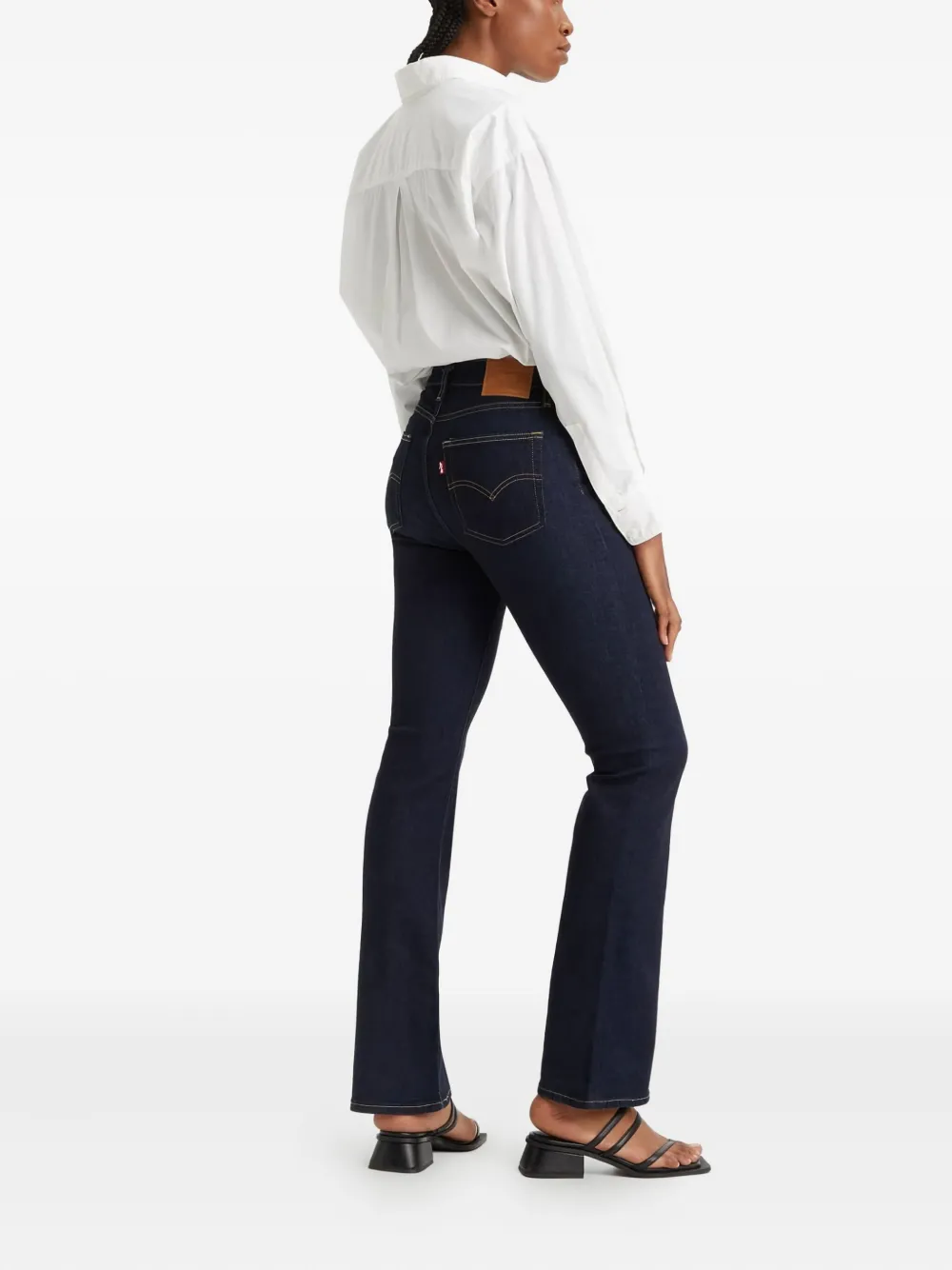 Levi's 725 High Rise Bootcut Jeans In Blue