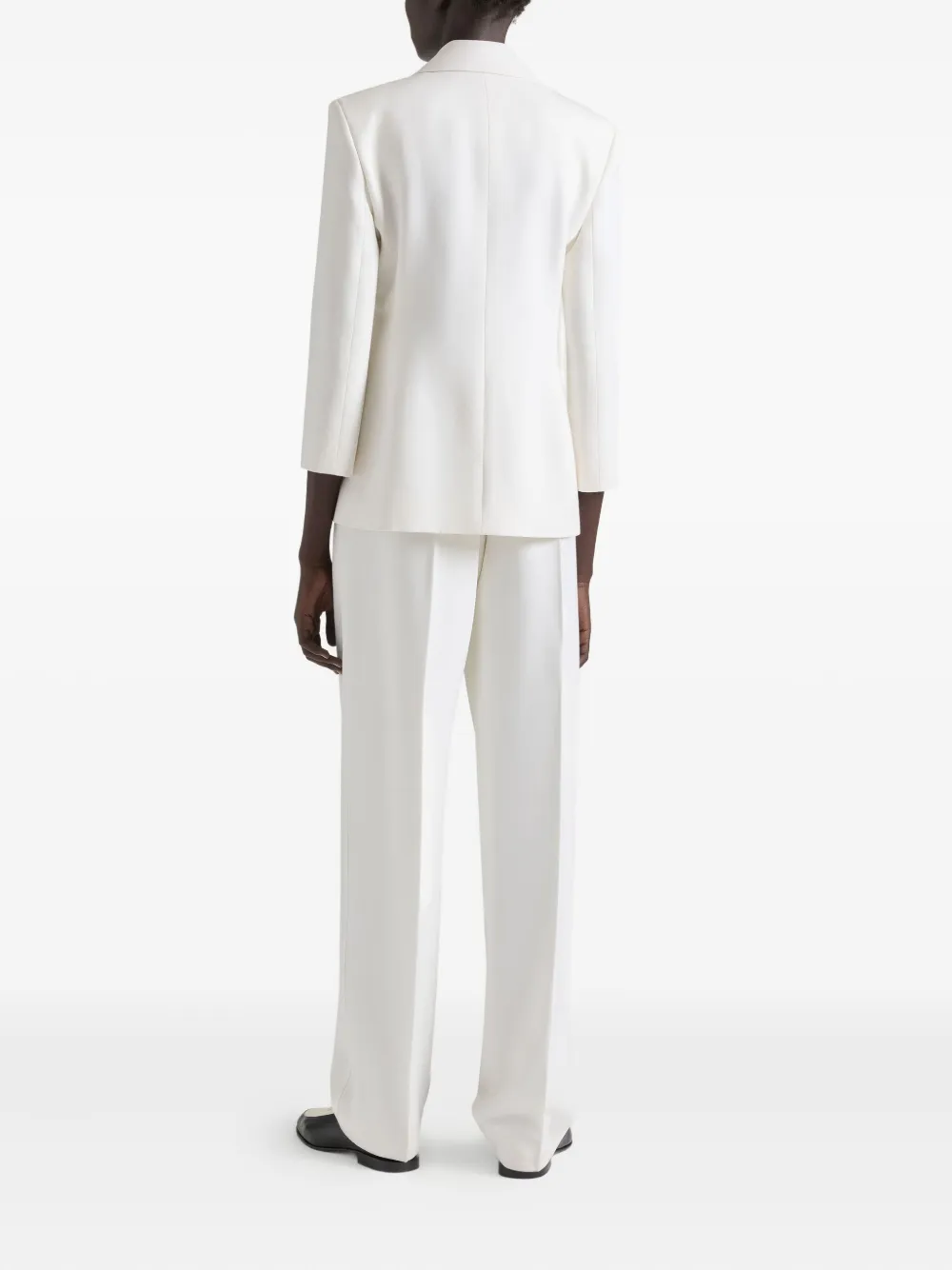 Givenchy Trousers Straight Notched Lapels In White