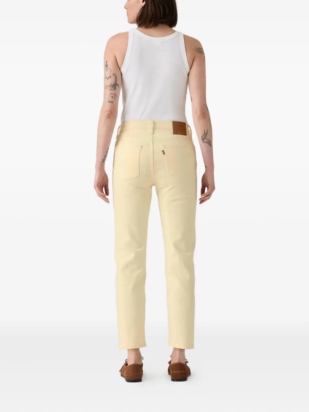 Levi's Stretch-katoenen jeans Geel